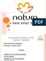 Análise da Natura Cosméticos