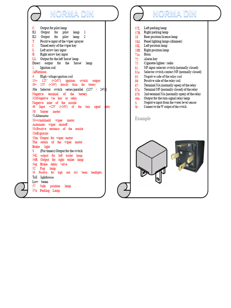 Vehicle Electrical System Wiring Guide | PDF | Relay | Switch