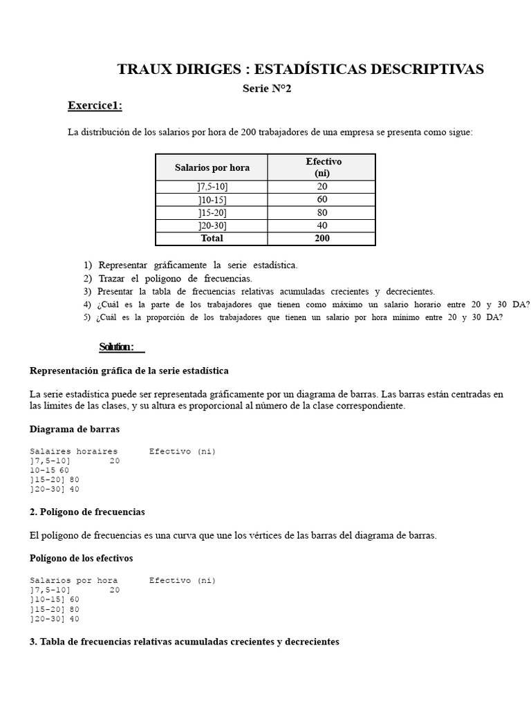 serie2 geostática con soluciones | PDF | Mediana | Modo (Estadísticas)