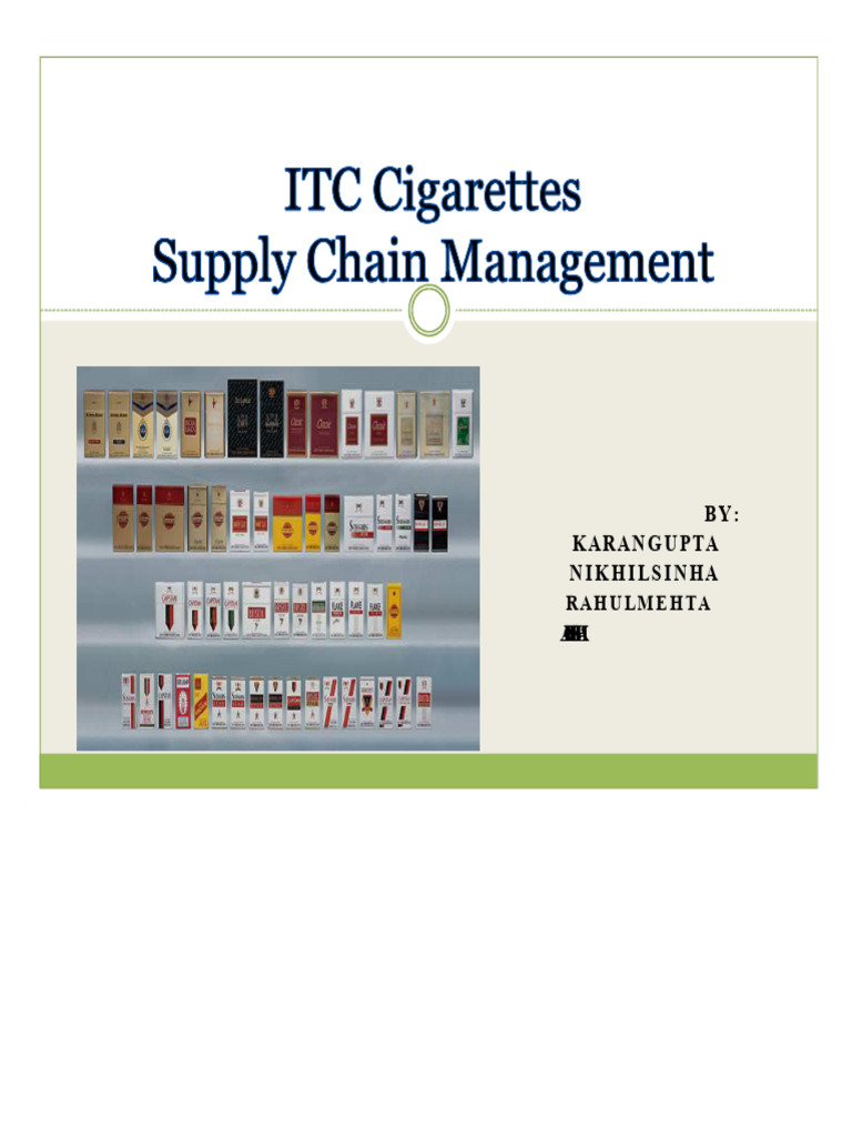 Manajemen Rantai Pasokan ITC Tembakau | PDF