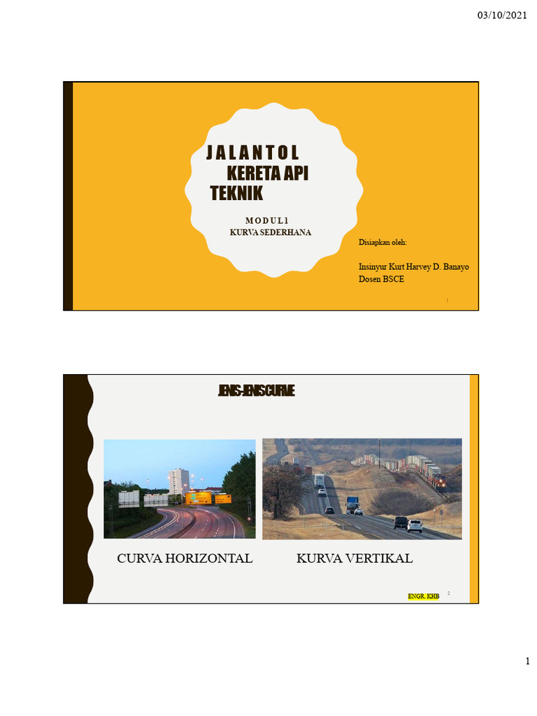 Modul Jalan Raya 1 | PDF