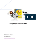 Online Manual Any Video Converter