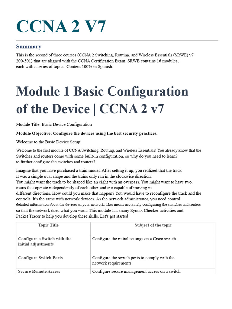 Ccna 2 V7 | PDF | I Pv6 | Secure Shell