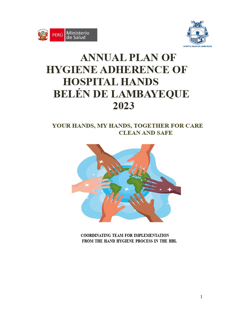 2023 Hand Hygiene Plan for HBL | PDF | Hand Washing | Hospital Acquired ...