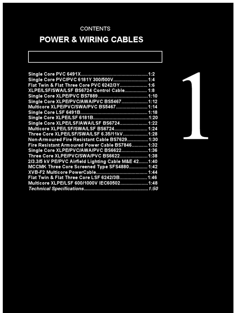 Cable Book PDF Electrical Wiring Cable