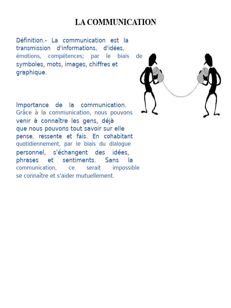 Les Fondamentaux de la Communication | PDF | Informations ...