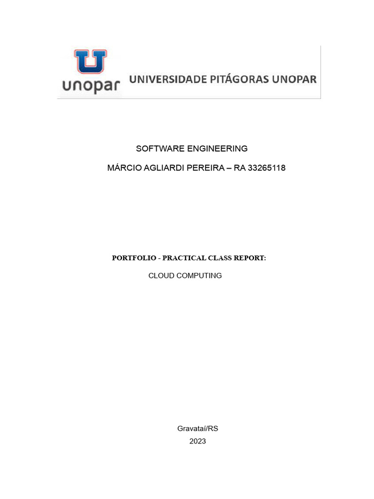 Cloud Computing Practical Report 2023 | PDF | Net Beans | Applications ...