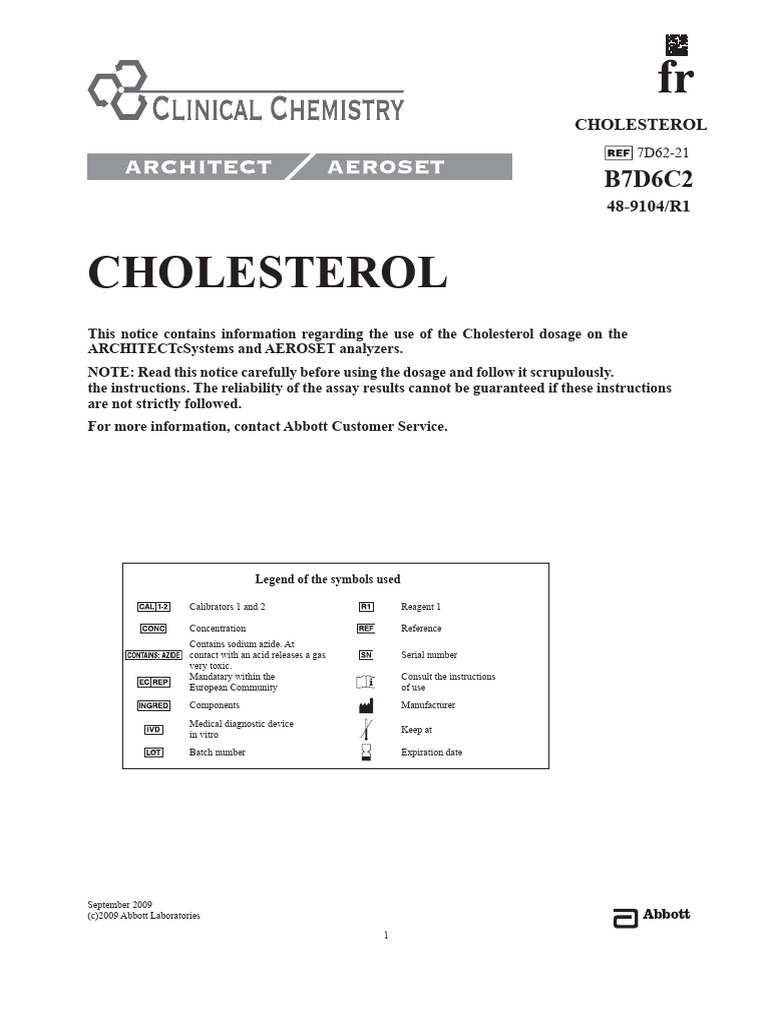 Cholesterol Testing Guidelines and Safety | PDF | Cholesterol | Blood ...