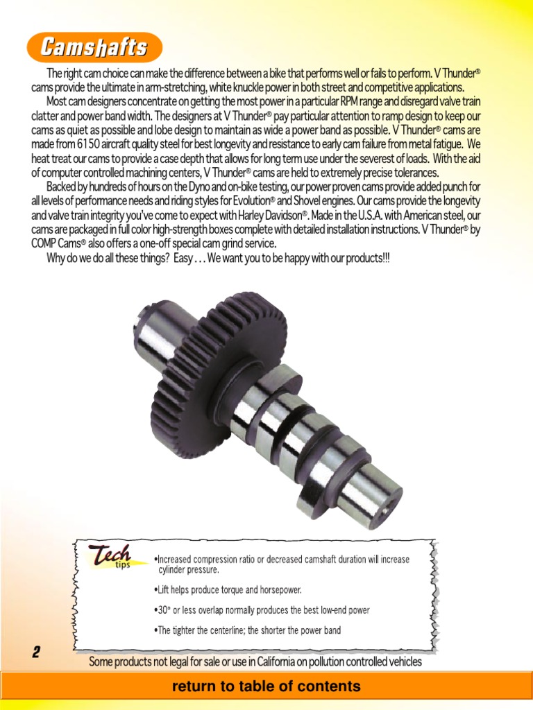 Cams  Carburetor  Engines