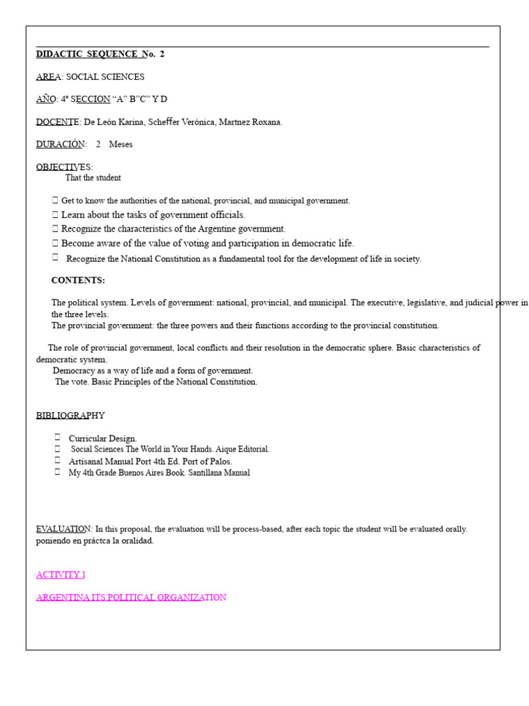 Understanding Argentina's Government Structure | PDF | Government | Justice