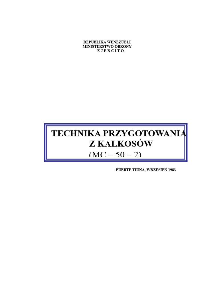 Podręcznik Techniki Kalek | PDF