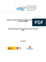 Informe Visitas Comunidades Río Frío Al INBioparque - Junio 2010