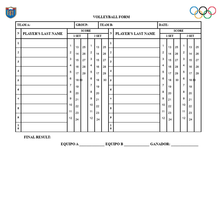 Volleyball Roster | PDF