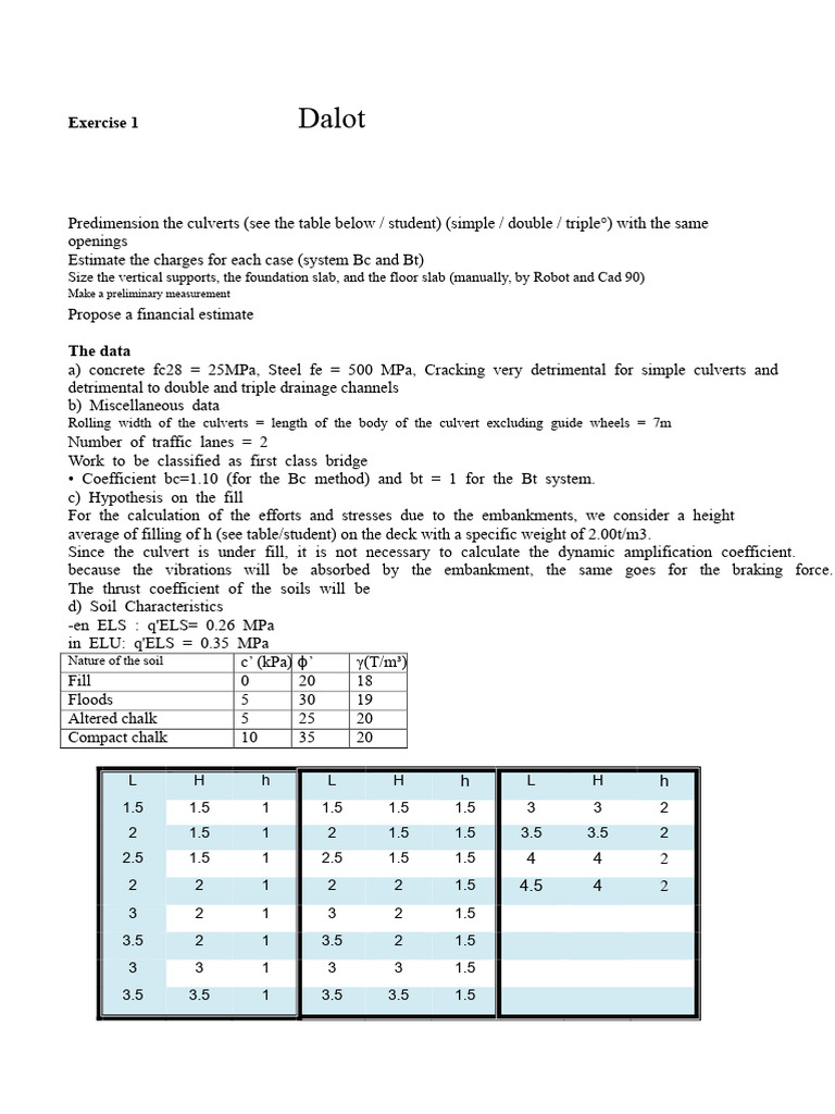 Civil Engineering Structural Exercises | PDF | Concrete | Civil Engineering