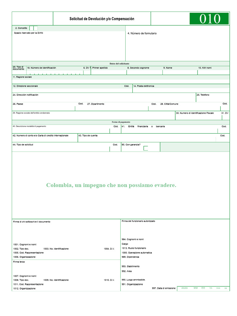 ISTRUZIONI 010 - Richiesta - Rimborso - Compensazione - 7 - 0 PDF | PDF