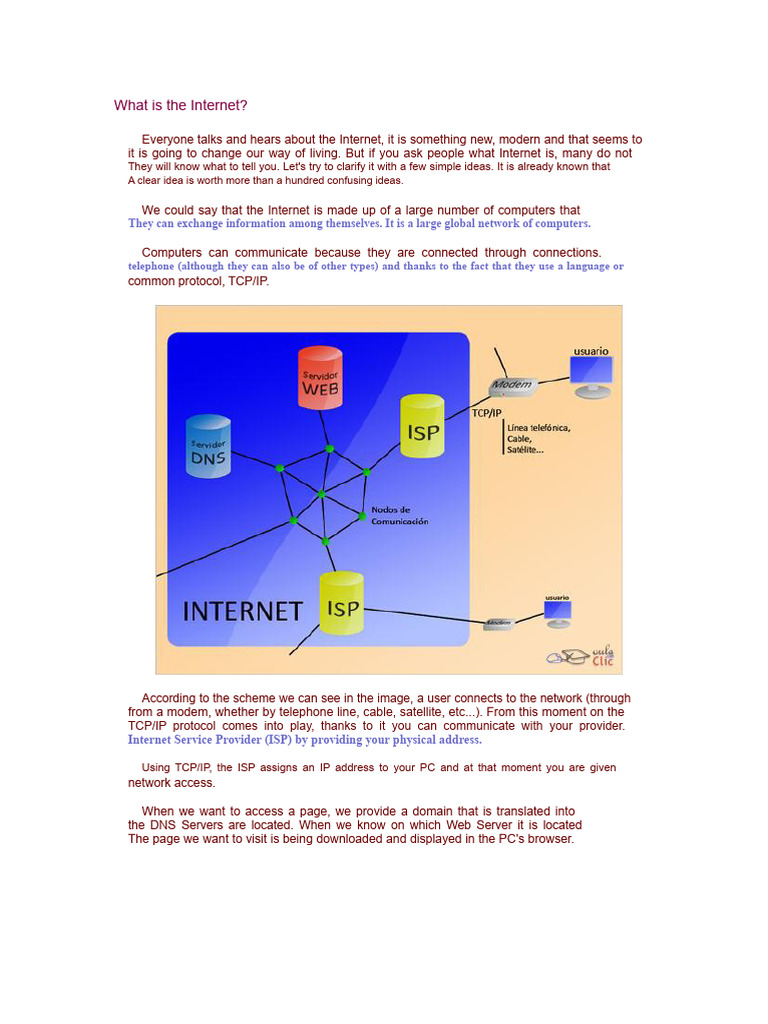 Understanding the Internet Basics | PDF | World Wide Web | Internet & Web