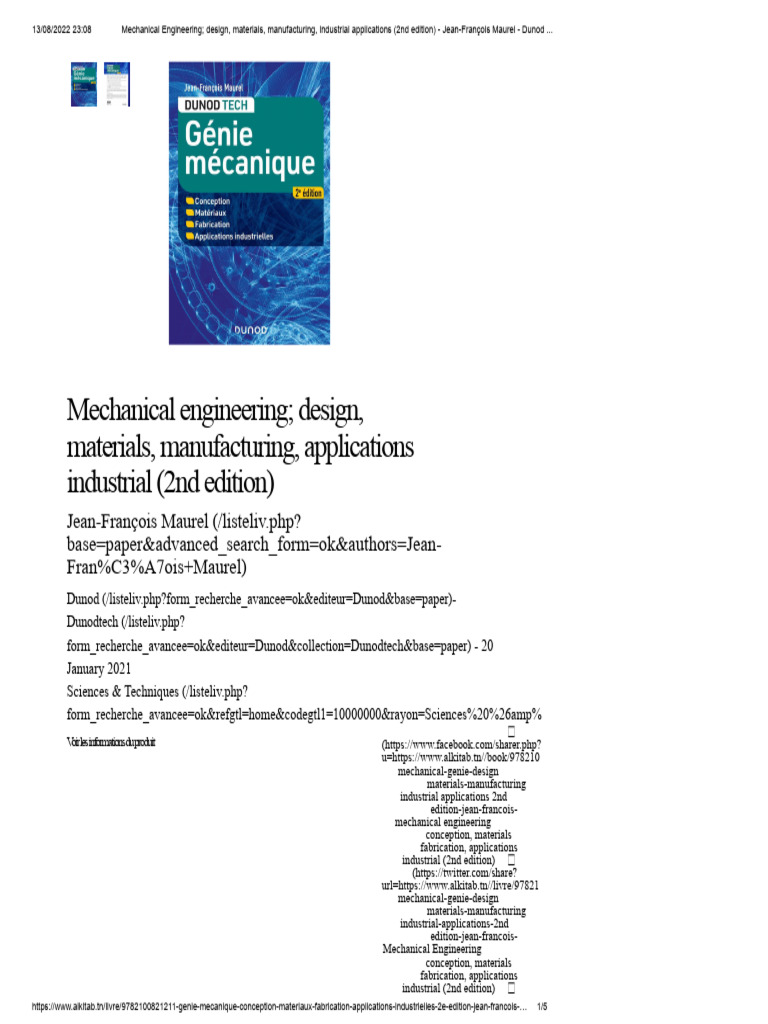 Mechanical Engineering; design, materials, manufacturing, industrial ...