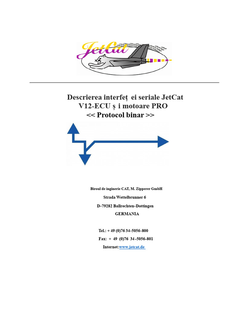 JetCat Protocoll Binar V22 04 06 B | PDF
