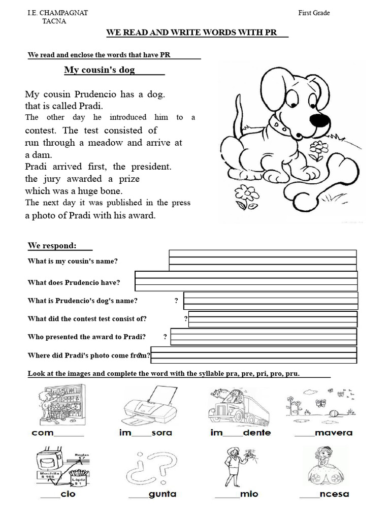 First Grade PR Words Practice | PDF | Chess Openings | Chess
