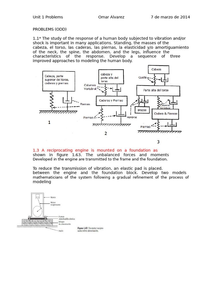 Vibration Problems With RAO Response | PDF | Beam (Structure) | Damping