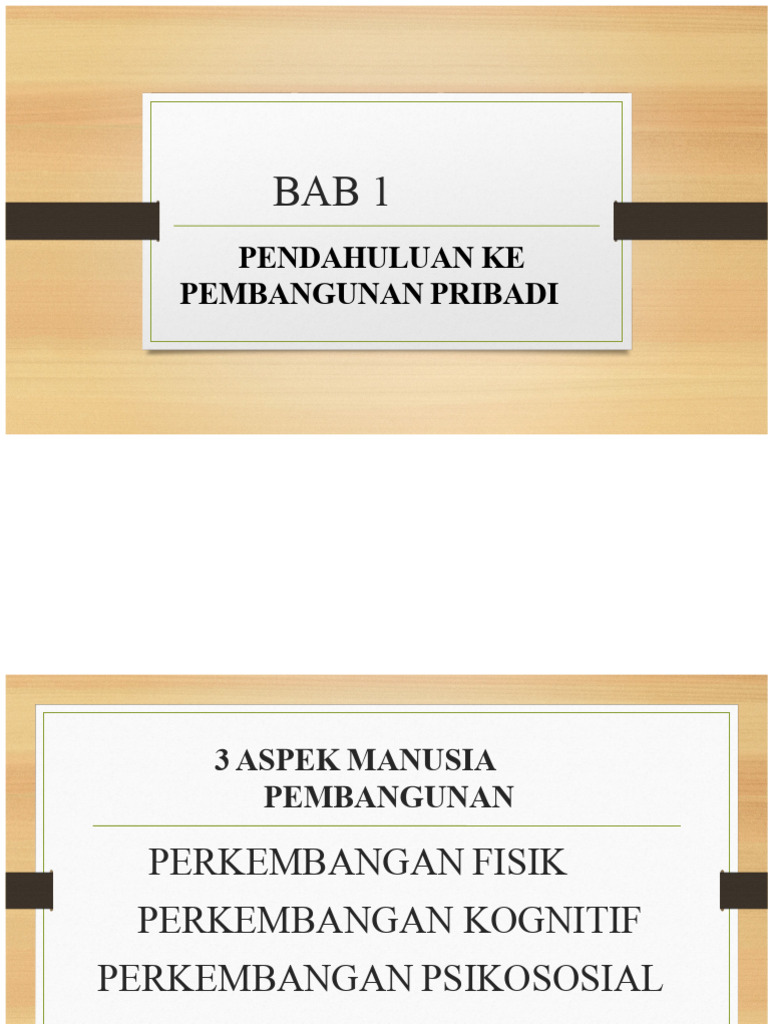 BAB 1 PERDEV | PDF