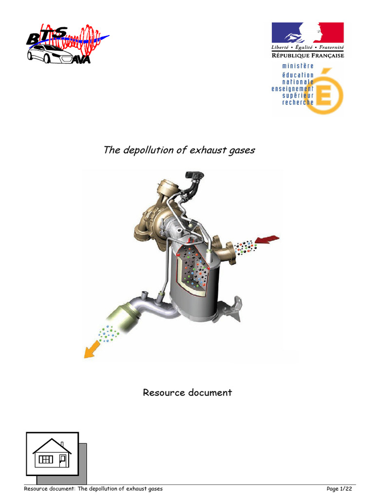 Exhaust Gas Depollution Overview | PDF | Exhaust Gas | Combustion