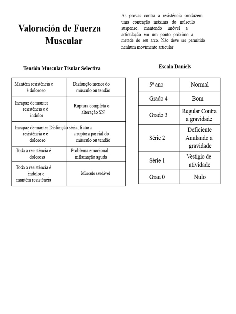 Avaliação da Força Muscular e Movimentos | PDF | Joelho | Sistema Locomotor