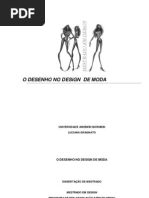 O desenho  no design de moda - dissertação