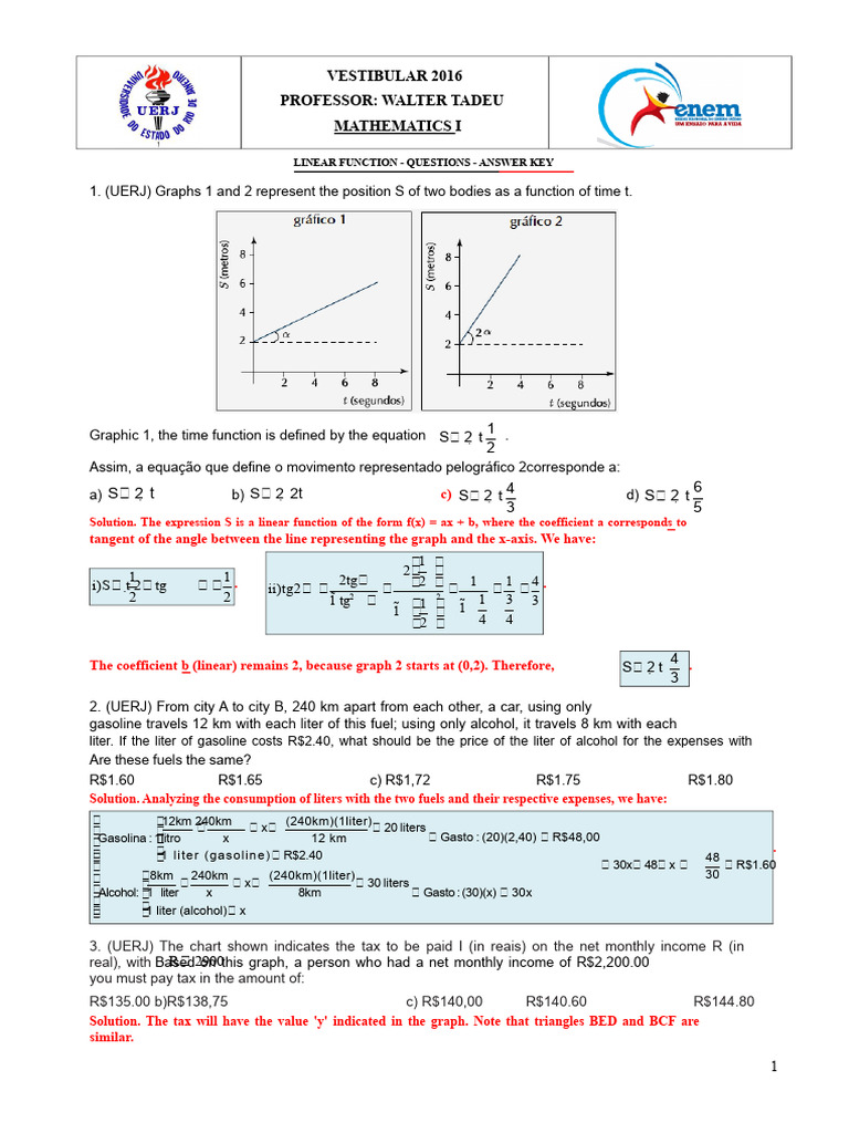 GABProf Walter Tadeu Fun Afim Class 122016 | PDF | Function ...