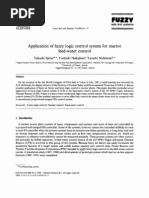 Aplicación de sistema difuso de control lógico para el reactor