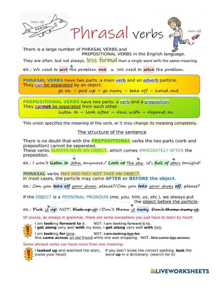 Phrasal Verbs 1 | PDF