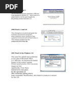 Microsoft Project Version History | PDF