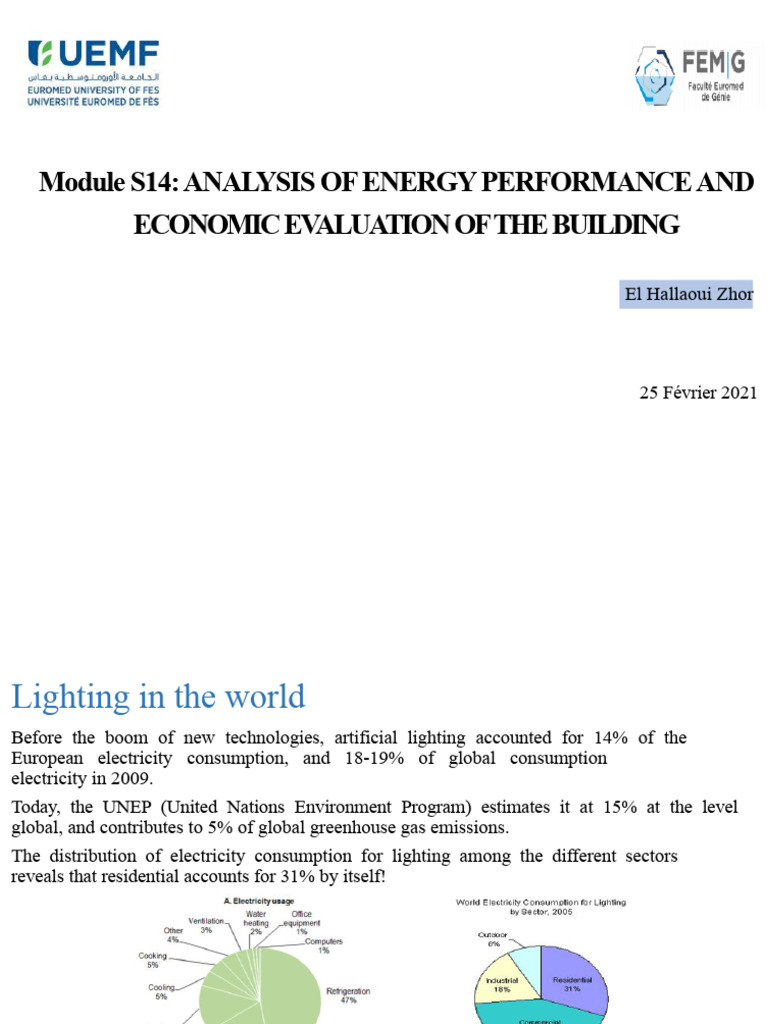 Energy Performance in Building Lighting | PDF | Fluorescent Lamp | Lighting