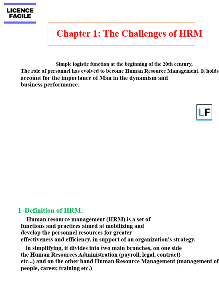 HRM Challenges and Strategies Explained | PDF | Recruitment | Human ...