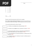 6.00 Quiz 2, 2011 - Name