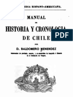 Manual de Historia y Cronología de Chile. (1860)