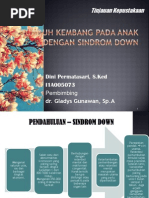 Download Tumbuh Kembang Pada Anak Sindrom Down by Diny Permatasari SN94842614 doc pdf