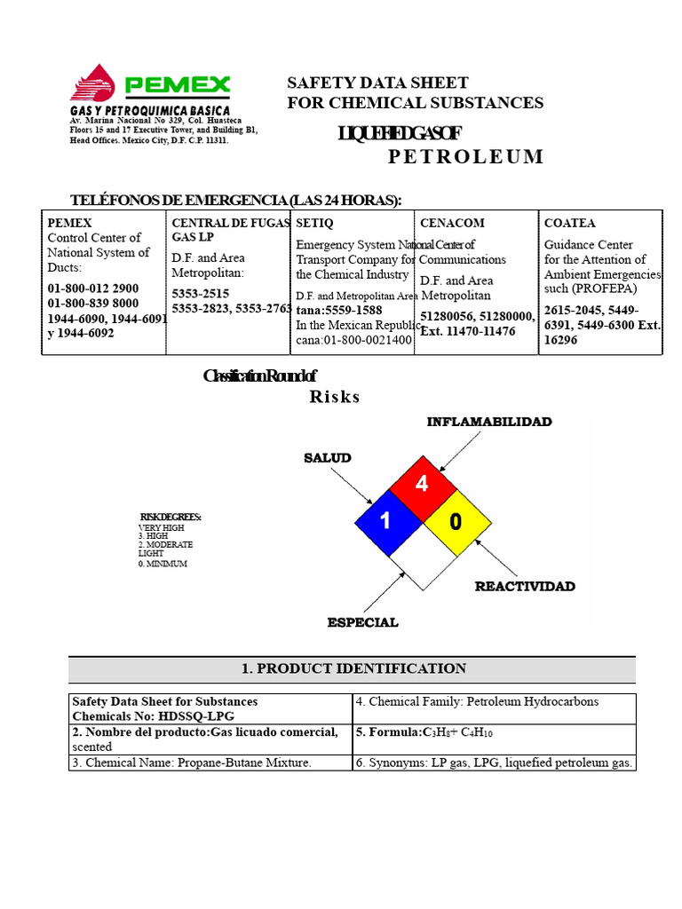 LP Gas Safety Sheet PDF | PDF | Liquefied Petroleum Gas | Combustion