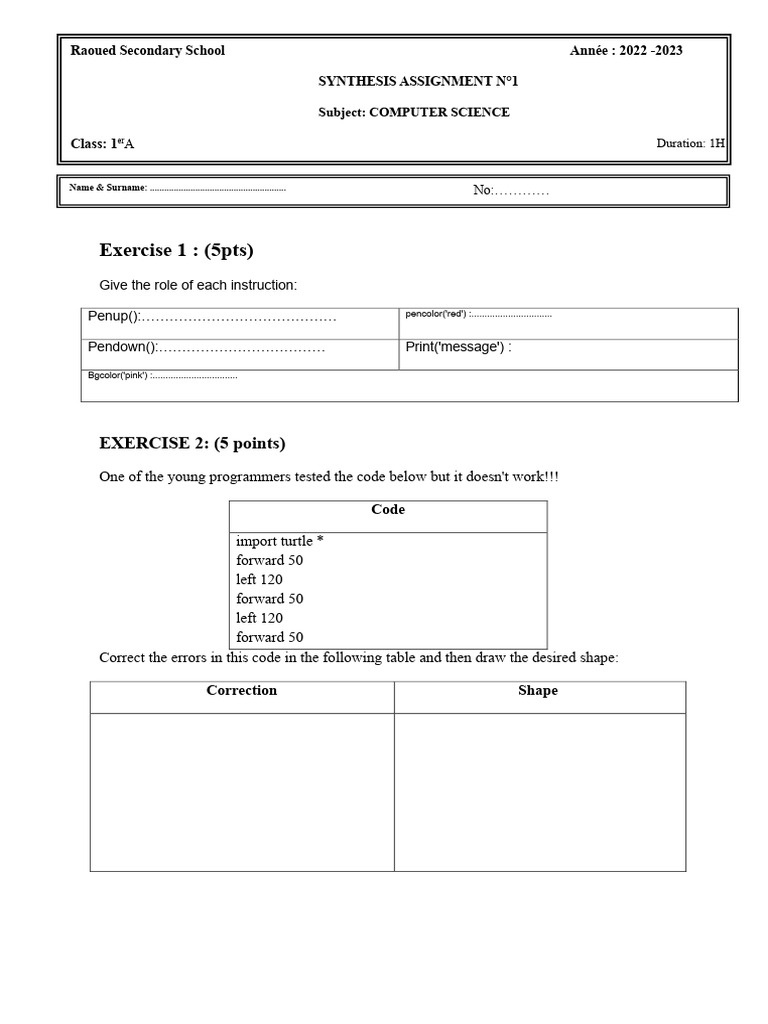 Computer Science Assignment 2022-2023 | PDF | Software Engineering ...