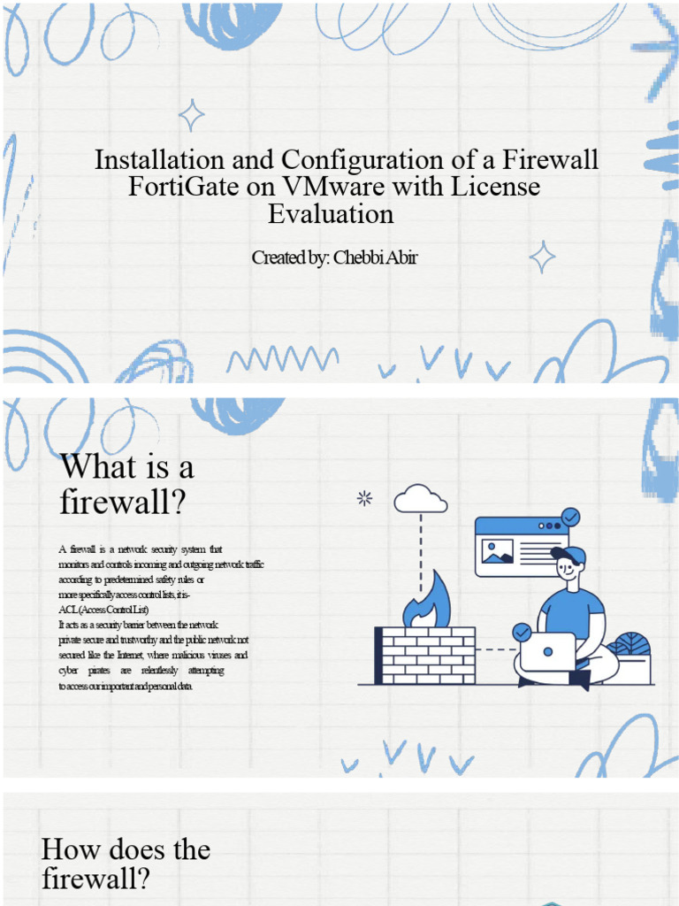 FortiGate Firewall Setup on VMware | PDF | Firewall (Computing ...