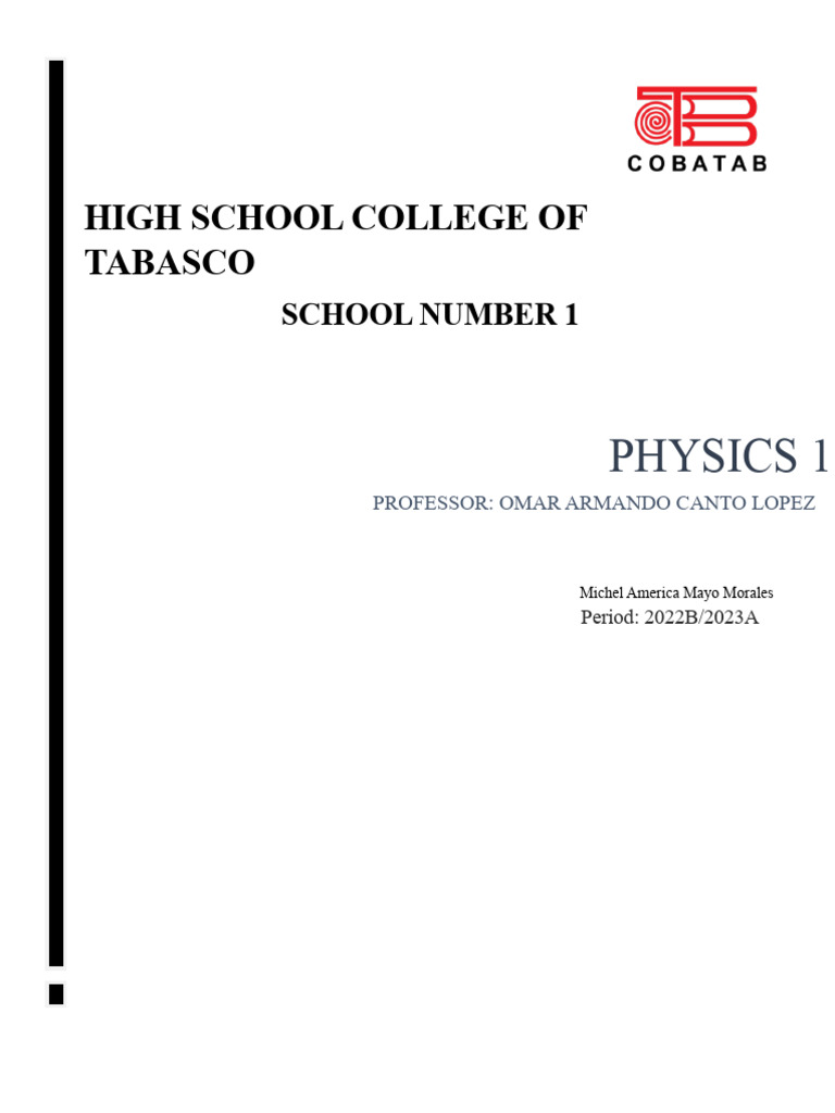 High School Physics Course Overview | PDF | Force | Acceleration