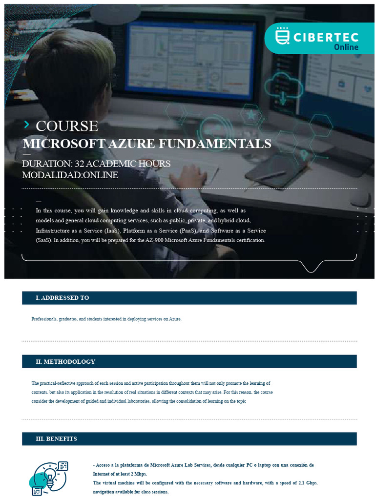 Microsoft Azure Fundamentals Course Online | PDF | Cloud Computing ...