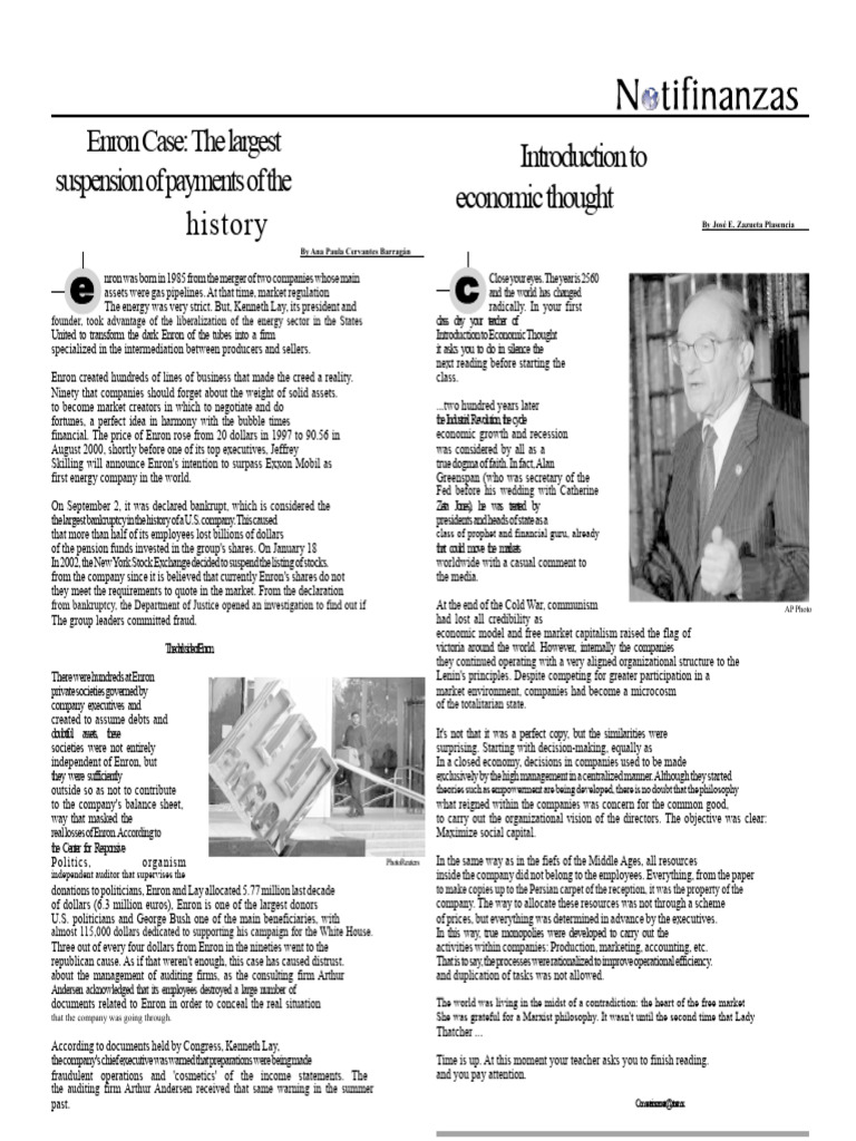 Enron's Collapse: A Case Study in Fraud | PDF | Enron | Bankruptcy