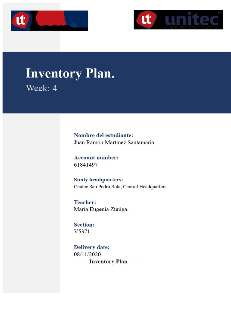 Quarterly Inventory Budget Plan | PDF | Inventory | Business Economics