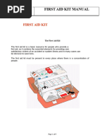 Childcare First Aid Kit Checklist | PDF | Self-Improvement | Wellness