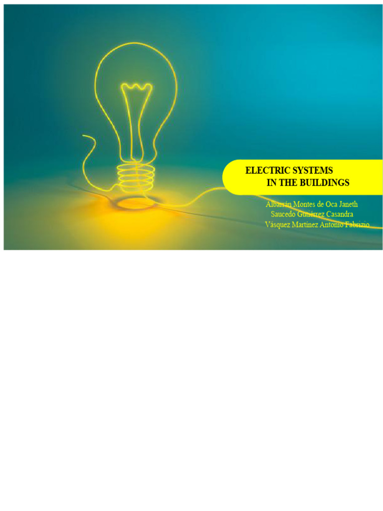 Electric Systems in Buildings Overview | PDF | Lighting | Electrical Wiring