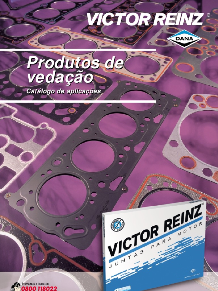 VICTOR REINZ CATÁLOGO VEDAÇÃO 2001 Carro Etanol Combustível