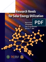 Basic Research Needs for Solar Energy Utilization