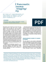 Staging Cancer Pancreas RADIOLOGY