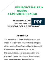Construction Project Failure in Nigeria